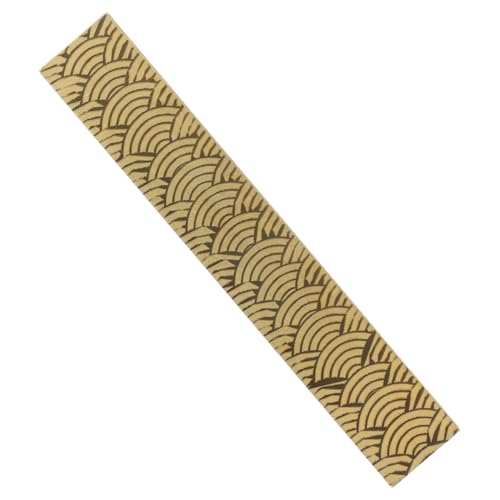 MOKKHNB Briefbeschwerer Aus Messingblock Für Schreibgeräte Flacher Briefbeschwerer Zum Schreiben Pinselablage Aus Messing Für Zeichen Briefbeschwererblock Für Kalligrafie von MOKKHNB