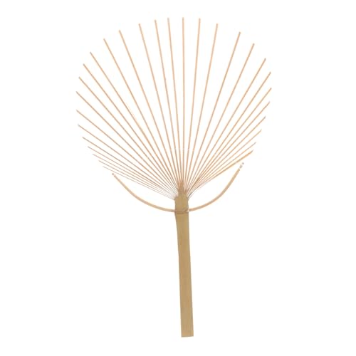 MOKKHNB DIY Handfächer Holz Unvollendeter Fächerrahmen für Hochzeitsfächer Robuster und Eleganter Fächer Bastelsatz für Kreative Projekte und Anlässe für Gestaltung und Dekoration von MOKKHNB