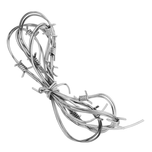 MOKKHNB Drahtketten Requisiten Stacheldrähte Gefälschte Halloween Party Dekoration Verrosteter Gefälschter Stacheldraht Halloween Dekor Für Draußen Beängstigend Große Rave Gothic MOKKHNB Drahtketten Requisiten Stacheldrähte Gefälschte Halloween Party Dekoration Verrosteter Gefälschter Stacheldraht Halloween Dekor Für Draußen Beängstigend Große Rave Gothic von MOKKHNB