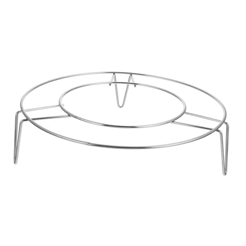 MOKKHNB Edelstahl Dampfgarer Gestell Hitzebeständig Vielseitig als Steaming Holder und Küchentischständer für Haushalt und Kochen mit Rutschfester Standfläche Stabiler Topfablage und von MOKKHNB