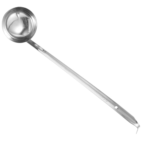 MOKKHNB Edelstahl Suppenkelle mit Langem Griff Großer Servierlöffel Rostfrei Ergonomisch Robust und Rostbeständig für Haushalt und Gastronomie Fassungsvermögen von MOKKHNB