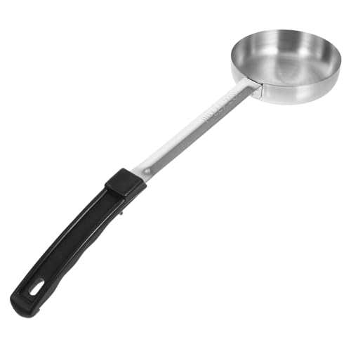 MOKKHNB Küchen Saucenlöffel aus Ergonomischer Portionierlöffel mit Flachem Boden für Gleichmäßige Sauceverteilung Spülmaschinengeeignet für Pizza und Suppen Robust und Langlebig von MOKKHNB