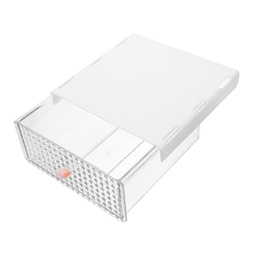 MOKKHNB Untertisch Tissue Box Organizer Eleganter Aufbewahrungsbehälter für Büro aus Pet Platzsparend Leicht Zugänglich für Schreibtische von MOKKHNB