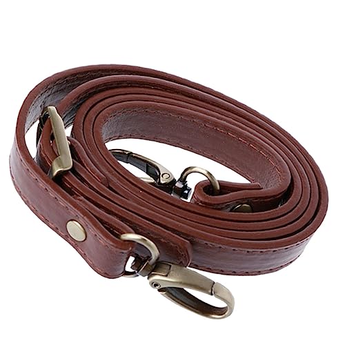 MOKKHNB Verstellbarer PU Leder Schulterriemen mit Nappa Struktur Ersatzriemen für Handtaschen Crossbody und Umhängetaschen Strapazierfähiger Modischer Handbag Belt in Weinrot MOKKHNB Verstellbarer PU Leder Schulterriemen mit Nappa Struktur Ersatzriemen für Handtaschen Crossbody und Umhängetaschen Strapazierfähiger Modischer Handbag Belt in Weinrot von MOKKHNB