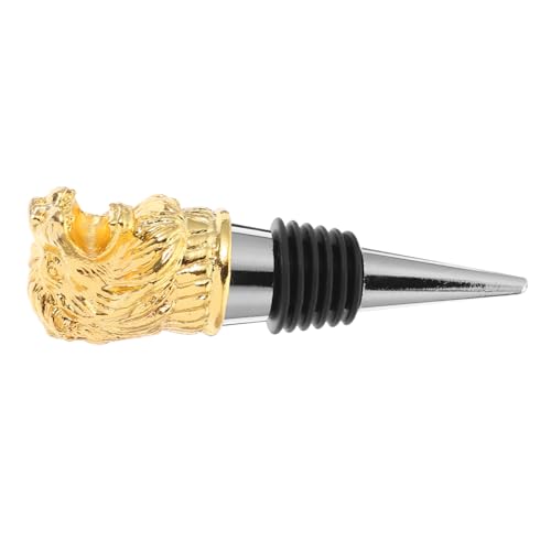 MOKKHNB Weinflaschenverschluss mit Löwenkopf Design Eleganter Retro Weinstopper für Partys und Feiern Wiederverwendbar für Jede Weinliebhaber Sammlung MOKKHNB Weinflaschenverschluss mit Löwenkopf Design Eleganter Retro Weinstopper für Partys und Feiern Wiederverwendbar für Jede Weinliebhaber Sammlung von MOKKHNB