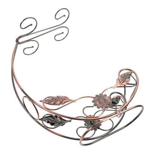 MOKKHNB Weinglashalter für Gläser Hängender Weinglasständer Stabiles Weinregal für Tischplatte Vielseitiger Halter für Zuhause Bar und Restaurant Antikbronze von MOKKHNB