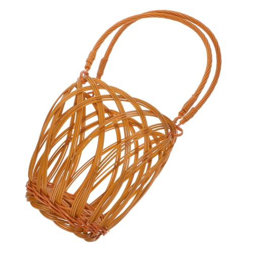 MOKKHNB Wicker Wine Holder with Handle Elegant Imitation Rattan Wine Basket for Stylish Home Decor Versatile Storage and Gatherings MOKKHNB Wicker Wine Holder with Handle Elegant Imitation Rattan Wine Basket for Stylish Home Decor Versatile Storage and Gatherings von MOKKHNB