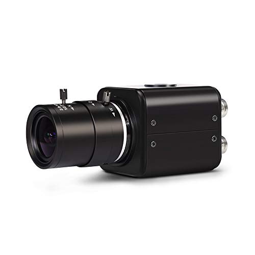 MOKOSE Mini-SDI-Kamera, HD-SDI 2 MP 1080P HD Digitale CCTV-Überwachungskamera, 1/2.8 Hochempfindlicher Sensor CMOS mit 2,8-12 mm manuellem Varifokal-HD-Objektiv von MOKOSE