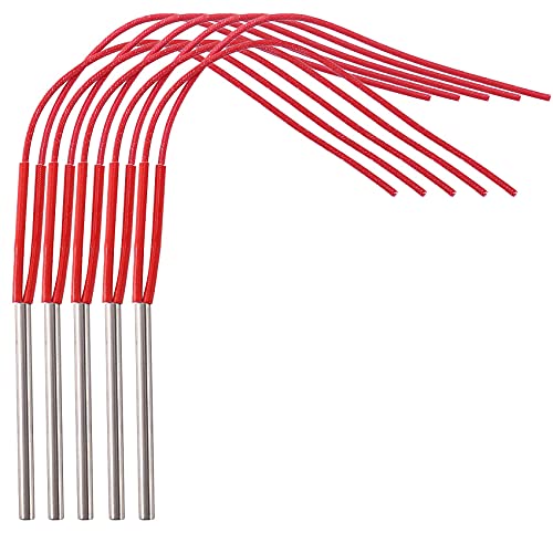 MOLERRI 5 StüCk Patronen Heizelemente 220V 6Mm Rohr Durchmesser Rostfreier Stahl Rohr Heizen Lemente Leistung 120W von MOLERRI