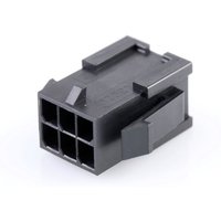 Molex - Buchsengehäuse-Kabel Polzahl Gesamt 6 Rastermaß: 3 mm 430200600 1 St. Bag von MOLEX