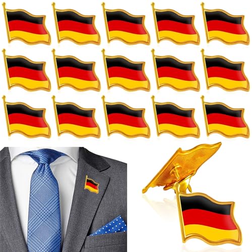 MOLIMOLI 15 Stück Deutschland Pin Anstecker, Deutschland Flagge Klein Fahnenpin, Deutschland Fanartikel Anstecknadel, Deutschland Aufkleber Fahne Deutschland für Jacke & Rucksack MOLIMOLI 15 Stück Deutschland Pin Anstecker, Deutschland Flagge Klein Fahnenpin, Deutschland Fanartikel Anstecknadel, Deutschland Aufkleber Fahne Deutschland für Jacke & Rucksack von MOLIMOLI