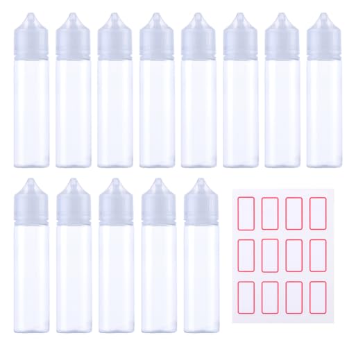 MOLIMOLI 16 St. Flüssigkeitsbehälter, Flasche, Leerer Flüssigkeitsbehälter, Kunststoffbehälter mit konischem Verschluss und Etiketten (30ml) - Labor- und Heimgebrauch von MOLIMOLI