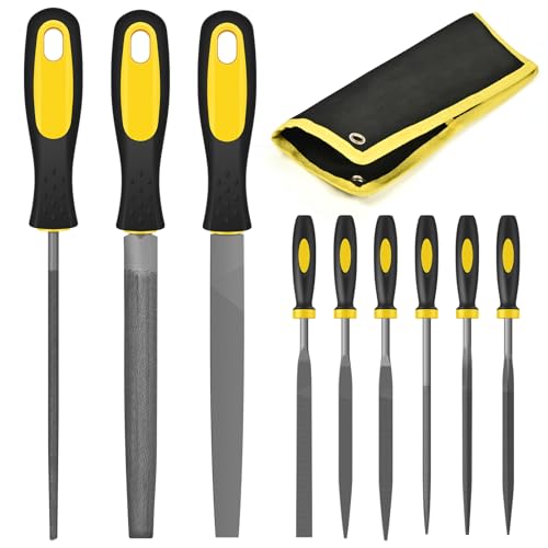 MOLIMOLI Feilen Set 9-teilig, Profi Metallfeilen Set mit Holzfeile, Rundfeile & 6 Nagelfeilen – Hochwertiges Feilenset für Metall, Speckstein & Holz – Inkl. Aufbewahrungstasche MOLIMOLI Feilen Set 9-teilig, Profi Metallfeilen Set mit Holzfeile, Rundfeile & 6 Nagelfeilen – Hochwertiges Feilenset für Metall, Speckstein & Holz – Inkl. Aufbewahrungstasche von MOLIMOLI