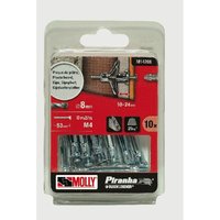 10 Metallspreizanker Ø 4 x 46 mm mit M4 Schraube MOLLY - M14206-XJ von MOLLY