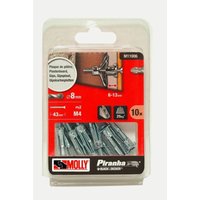 10 Metallspreizdübel Ø 4 x 33 mm mit M4 Schrauben MOLLY - M11006-XJ von MOLLY