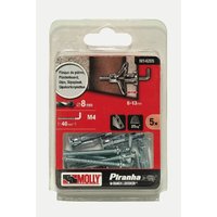 5 Metall-Dübel mit Spreizfunktion Ø4x33mm mit Scharnier MOLLY - M14205-XJ von MOLLY