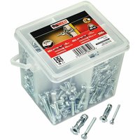 Eimer 100 Dübel: 60 Dübel Ø4 x 33mm + 40 Metall-Dübel Durchmesser 5 x 36mm von MOLLY