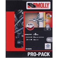PRO-PACK - 50 Spreizdübel Ø4 x 46 mm mit M4 Schraube MOLLY - M14250PB-XJ von MOLLY