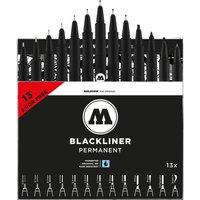 MOLOTOW Blackliner Fineliner-Set 0.05 + 0.1 + 0.2 + 0.3 + 0.4 + 0.5 + 0.9 + 1.0 mm Schwarz MOLOTOW Blackliner Fineliner-Set 0.05 + 0.1 + 0.2 + 0.3 + 0.4 + 0.5 + 0.9 + 1.0 mm Schwarz von MOLOTOW
