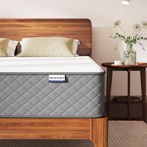 MOLPHIT Matratze 140x200, Höhe 25cm mit Oeko-TEX Zertifiziert, Härtegrad H3 und H4, 7 Zonen Taschenfederkernmatratze mit Komfortschaum, Gewebe mit weicher, Langlebig & Hautfreundlich, 140x200x25cm von MOLPHIT