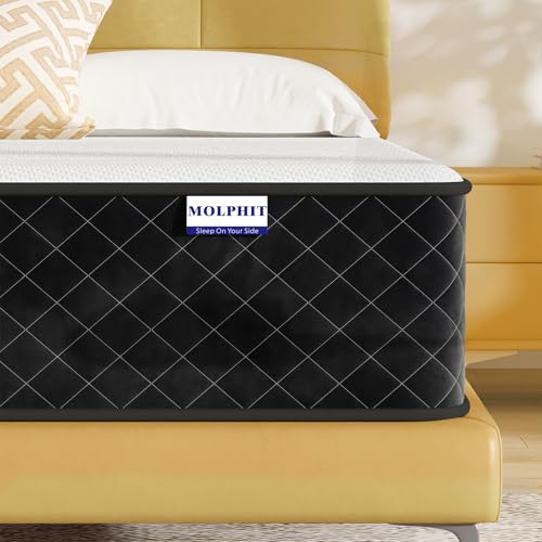 MOLPHIT Einzelbett-Matratze, Härtegrad H3 und H4, Öko-Tex-zertifizierte Hybrid-Einzelbett-Matratzen, 7-Zonen-Memoryschaum-Matratze mit Taschenfederkern für Körperunterstützung und Druckentlastung, 90 MOLPHIT Einzelbett-Matratze, Härtegrad H3 und H4, Öko-Tex-zertifizierte Hybrid-Einzelbett-Matratzen, 7-Zonen-Memoryschaum-Matratze mit Taschenfederkern für Körperunterstützung und Druckentlastung, 90 von MOLPHIT