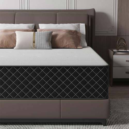 Matratze Extra Fest 90x190cm Härtegrad H5 H4 mit Oeko-TEX Zertifiziert, Höhe 25 cm Taschenfederkernmatratze, 7 Zonen Hybrid-Matratze mit Individuelle Federkern & Memory-Schaum von MOLPHIT