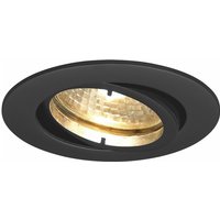 Molto Luce - Deckeneinbauleuchte Rund h 230 v, max. 50 Watt, ø 88 mm, schwarz matt von MOLTO LUCE