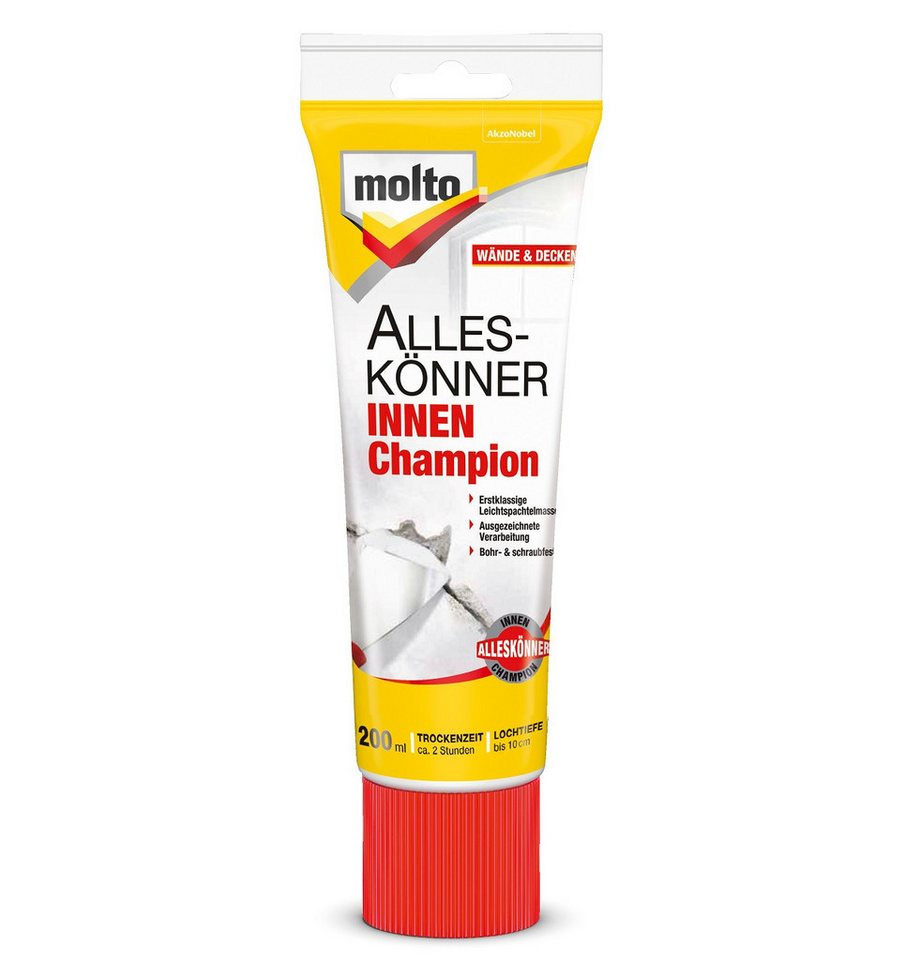 MOLTO Spachtelmasse MOLTO Alleskönner Innen Champion, 200ml von MOLTO