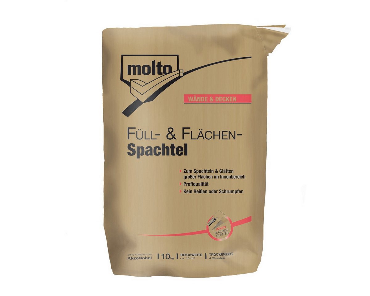 MOLTO Spachtelmasse MOLTO Füll und Flächenspachtel 10 Kg von MOLTO