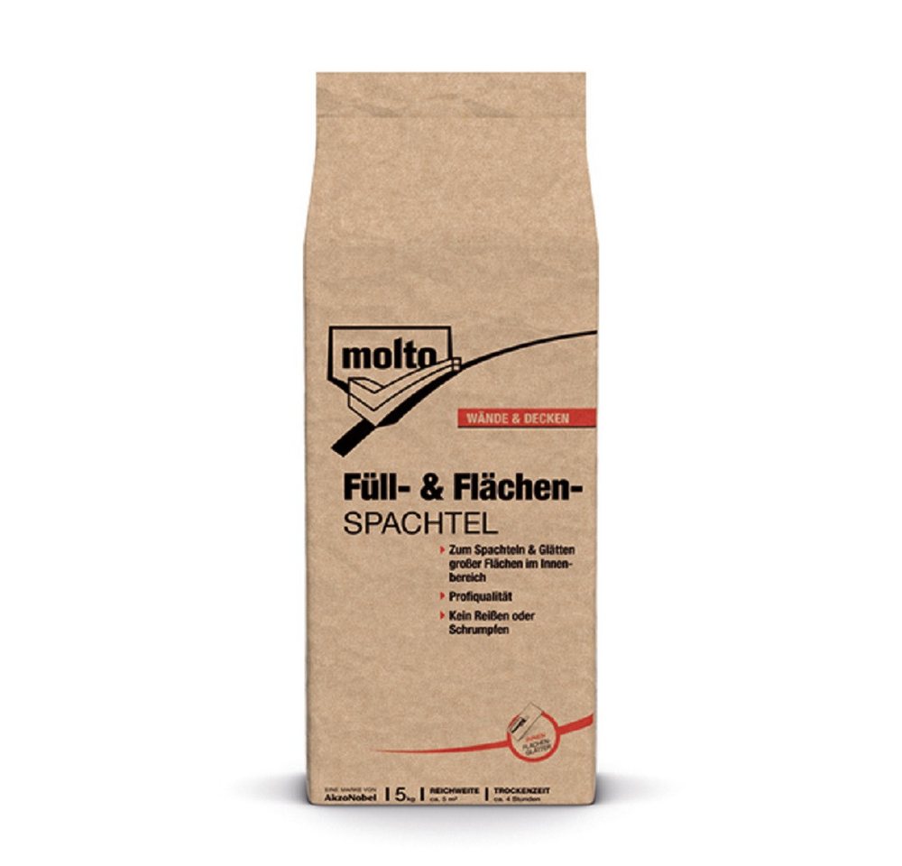 MOLTO Spachtelmasse MOLTO Füll und Flächenspachtel 5 Kg von MOLTO