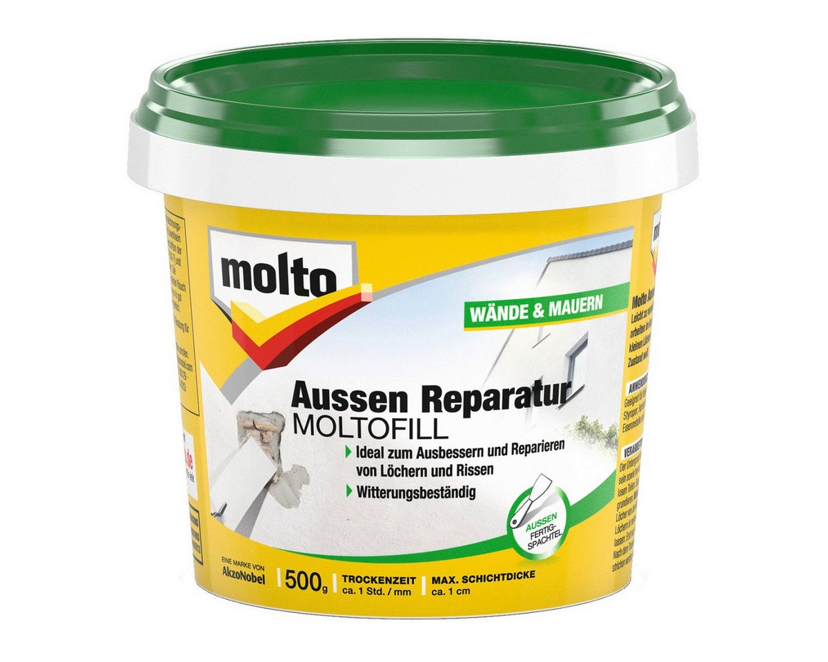 MOLTO Spachtelmasse MOLTO Moltofill Fertigspachtel Außen 500g von MOLTO