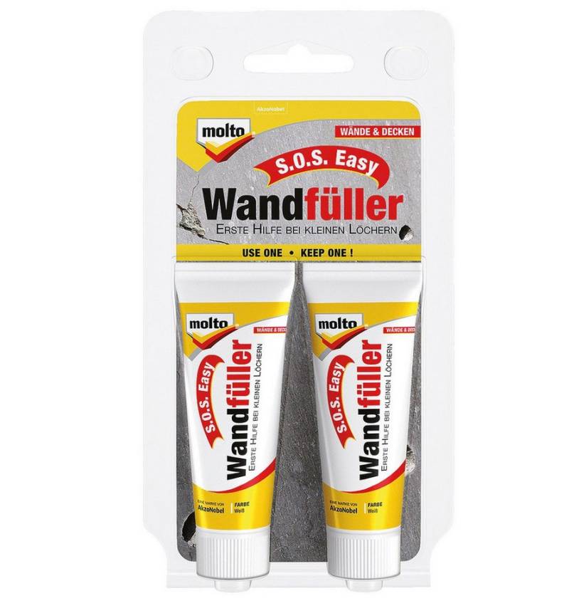 MOLTO Spachtelmasse MOLTO S.O.S Easy Wandfüller 2x20ml von MOLTO