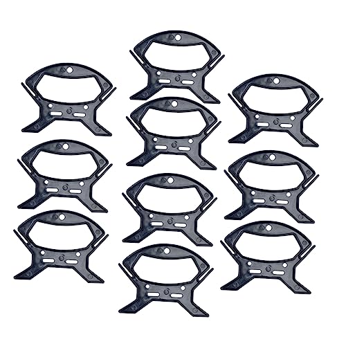 MOLUCKFU 10St Wickler drahtbinderücken cable reel kabelbügel Kabelstecker Draht-Organizer Kabelaufbewahrungsorganisator Tauwerk werkzeug Kabelaufwicklung Verlängerungskabel umwickeln Black von MOLUCKFU