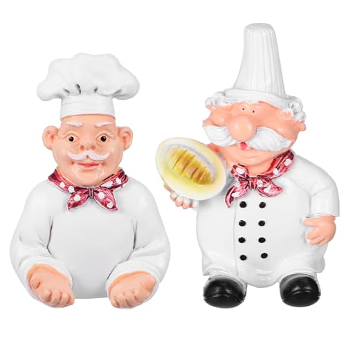 MOLUCKFU 1Paar Küchenhaken Selbstklebende Chef Form Wandhalterung Bohrung Erforderlich für Netzstecker und Utensilien Vielseitig Einsetzbar Verschiedenen Farben von MOLUCKFU