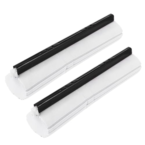 MOLUCKFU 2 Stück PVA Schwamm Mop Kopf Ersatz Super Saugfähig mit Langlebig für Fliesen Parkett und Vielseitige Bodenreinigung Einfache Handhabung frei von Kratzern von MOLUCKFU