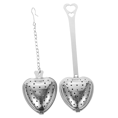 MOLUCKFU 2stücke Tee Siebe Haushalt Professionelle Tee Filter Rostfrei Teesieb Herzform Teeblattsieb Für Und Kanne MOLUCKFU 2stücke Tee Siebe Haushalt Professionelle Tee Filter Rostfrei Teesieb Herzform Teeblattsieb Für Und Kanne von MOLUCKFU