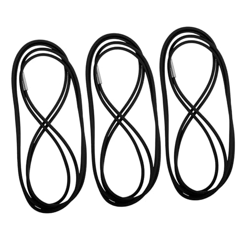 MOLUCKFU 3 Stück Elastische Bänder für Mülleimer Sicherung von Müllsäcken Rutschfest für Zuhause und Büro Wiederverwendbare Gummibänder Schwarz MOLUCKFU 3 Stück Elastische Bänder für Mülleimer Sicherung von Müllsäcken Rutschfest für Zuhause und Büro Wiederverwendbare Gummibänder Schwarz von MOLUCKFU