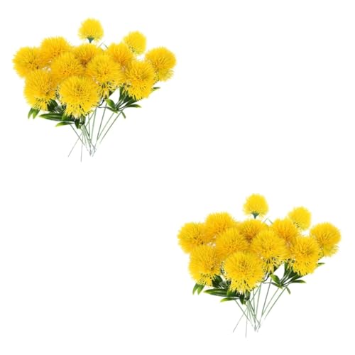 MOLUCKFU 30 Stück Simulierte Löwenzahn Kunstblumen, Künstliche Löwenzahnblüten, Lebensechte Löwenzahnblüten Aus Kunststoff, Kunstlöwenzahn, Künstliche Blumen, Löwenzahn, Gefälschte von MOLUCKFU