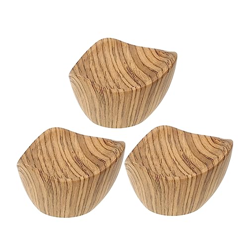 MOLUCKFU 3Stücke Topfdeckelgriff Holzoptik Hitzebeständig Bakelit Ersatzknopf für Kochtopf und Pfanne Praktischer Deckelgriff für Sicheres Anheben und Handhabung von Töpfen von MOLUCKFU