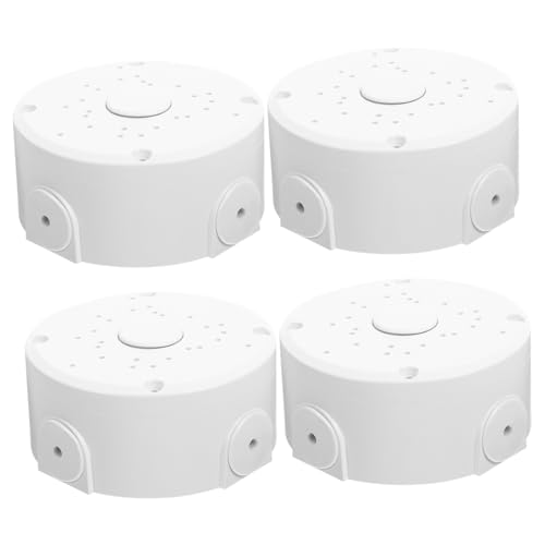 MOLUCKFU 4 Stück Wetterfeste Halterung für Überwachungskamera Robuste Kabelbox zur Kabelverdeckung Deckenmontierbare CCTV Stromschutzabdeckung Wetterbeständig und Staubdicht für Innen und MOLUCKFU 4 Stück Wetterfeste Halterung für Überwachungskamera Robuste Kabelbox zur Kabelverdeckung Deckenmontierbare CCTV Stromschutzabdeckung Wetterbeständig und Staubdicht für Innen und von MOLUCKFU