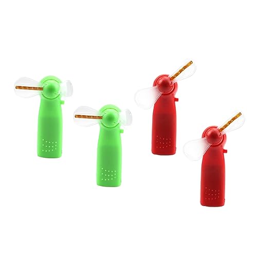 MOLUCKFU 4Stücke Mini Handventilator Tragbarer Leiser LED Tischventilator für Zuhause Büro Zufällige Farben für Strandpartys Feiern Material MOLUCKFU 4Stücke Mini Handventilator Tragbarer Leiser LED Tischventilator für Zuhause Büro Zufällige Farben für Strandpartys Feiern Material von MOLUCKFU