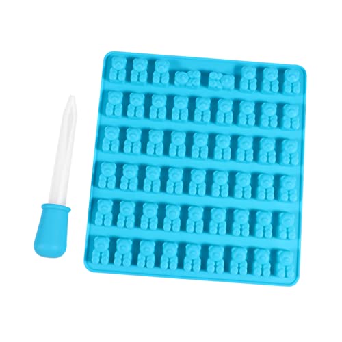 MOLUCKFU Silikonform Bär Mit Mulden Diy Schokoladenform Gummibärchenform Mit Tropfer Schokoladenbonbonform Für Gelee Kekse Eiswürfel MOLUCKFU Silikonform Bär Mit Mulden Diy Schokoladenform Gummibärchenform Mit Tropfer Schokoladenbonbonform Für Gelee Kekse Eiswürfel von MOLUCKFU