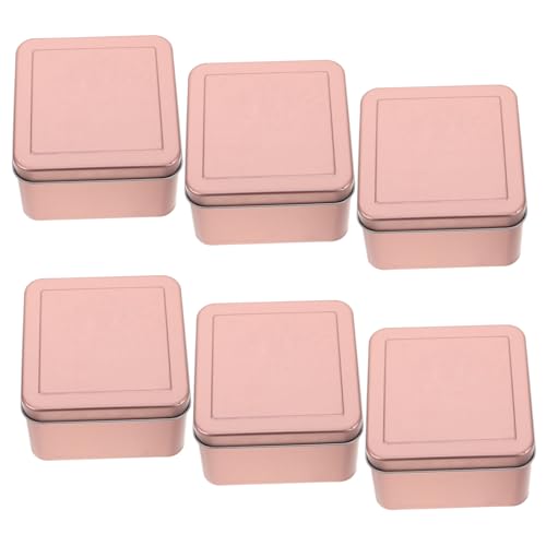 MOLUCKFU 6 Stück Teiliges Metall dose aus Stahl mit Deckel Rechteckige Blechdose für Tee Kekse und Süßigkeiten Luftdicht und Tragbar Aufbewahrungsbox für Snacks und Party Rostbeständig MOLUCKFU 6 Stück Teiliges Metall dose aus Stahl mit Deckel Rechteckige Blechdose für Tee Kekse und Süßigkeiten Luftdicht und Tragbar Aufbewahrungsbox für Snacks und Party Rostbeständig von MOLUCKFU