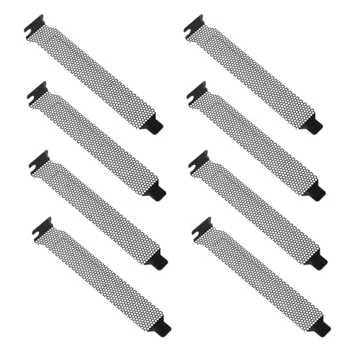 MOLUCKFU 8stücke Pc-steckplatzabdeckungen Aus Lackiertem Für Desktop-erweiterungssteckplätze Mit Schrauben Zur Schutzfunktion von MOLUCKFU