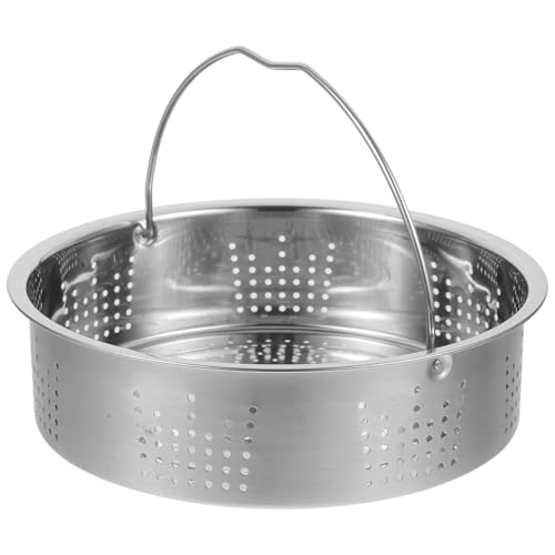 MOLUCKFU Edelstahl Dämpfkörbchen Für Kochtöpfe 20CM Handdampfer Dampfgarer Zubehör Universeller Dämpfeinsatz Für Gemü Und Reis Küchenutensil Für Gesundes Kochen von MOLUCKFU