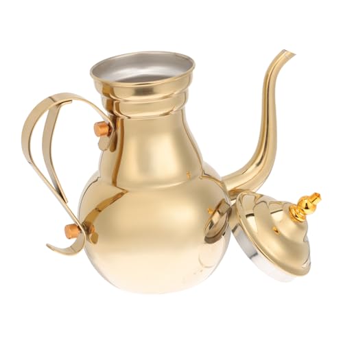 MOLUCKFU Edelstahl Kaffeezubereiter mit Langem Ausguss und Integriertem Filternetz Kaffee Teekanne aus Lebensmittelechtem Material Rostfrei Umweltfreundlich und Langlebig für Haushalt und MOLUCKFU Edelstahl Kaffeezubereiter mit Langem Ausguss und Integriertem Filternetz Kaffee Teekanne aus Lebensmittelechtem Material Rostfrei Umweltfreundlich und Langlebig für Haushalt und von MOLUCKFU