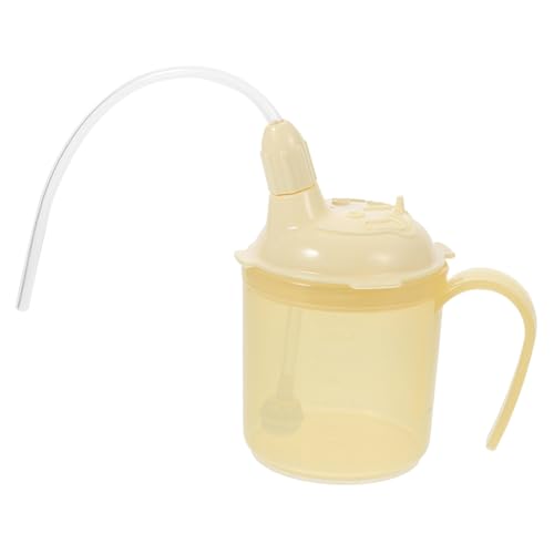 MOLUCKFU Eldertauglicher Trinkbecher Mit Anti-überlauf Design Unzerbrechlicher Becher Für Bettlägerige Patienten Und Senioren Praktische Trinkhilfe Mit Flexiblem Strohhalm MOLUCKFU Eldertauglicher Trinkbecher Mit Anti-überlauf Design Unzerbrechlicher Becher Für Bettlägerige Patienten Und Senioren Praktische Trinkhilfe Mit Flexiblem Strohhalm von MOLUCKFU