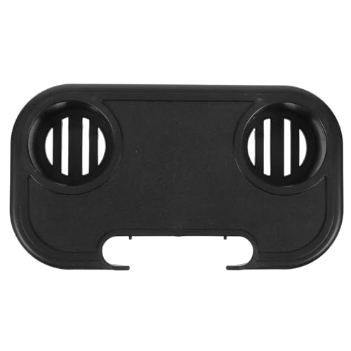 MOLUCKFU Faltbarer Getränkehalter für Strandstühle Robuster Becherhalter für Camping Garten und Picknick Klapp Design Sicheres Trinken Vielseitig Einsetzbar Schwarz von MOLUCKFU