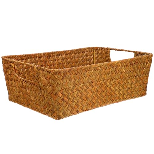 MOLUCKFU Geflochtener Brotkorb aus Robustem Naturmaterial Multifunktionaler Aufbewahrungskorb für Haushalt und Küche Dekorativ und Praktisch für Schlafzimmer Wohnzimmer und Büro MOLUCKFU Geflochtener Brotkorb aus Robustem Naturmaterial Multifunktionaler Aufbewahrungskorb für Haushalt und Küche Dekorativ und Praktisch für Schlafzimmer Wohnzimmer und Büro von MOLUCKFU