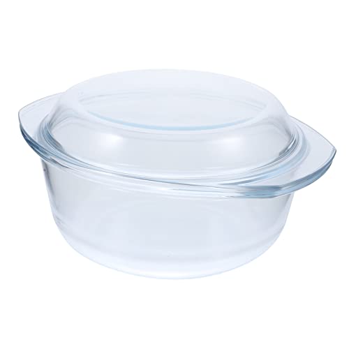 MOLUCKFU Glasauflaufform Mit Deckel Mikrowellengeeignetes Glaskochgeschirr Ofenfestes Glasbackgeschirr Für Backen Und Erwärmen von MOLUCKFU